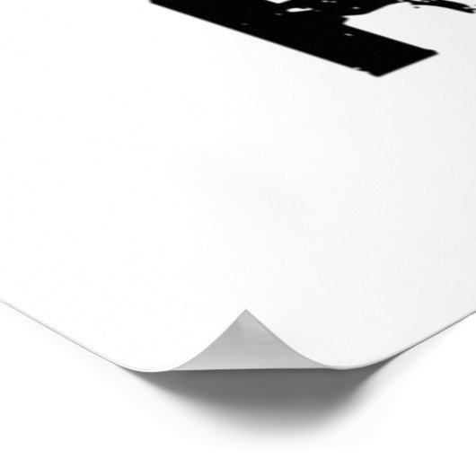 Der Alltag ist ein Kampf Poster (Ecke)