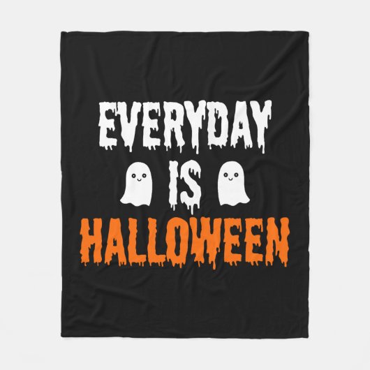 Der Alltag ist Halloween Fleecedecke (Vorderseite)