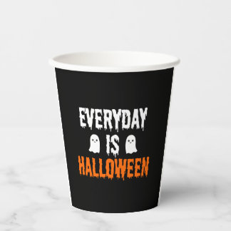 Der Alltag ist Halloween Pappbecher