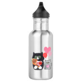 Der Alltag ist Meowmy's Day Edelstahlflasche (Rechts)