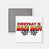 Der Alltag ist Rassentag Magnet (Vorderseite/Rückseite)