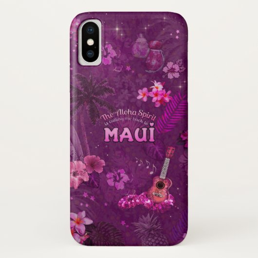 Der Aloha-Geist ruft mich zurück nach Maui Case-Mate iPhone Hülle (Rückseite)