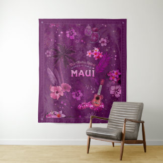 Der Aloha-Geist ruft mich zurück nach Maui Wandteppich