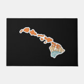 Der Aloha-Staat - Hawaii Fußmatte (Vorderseite)