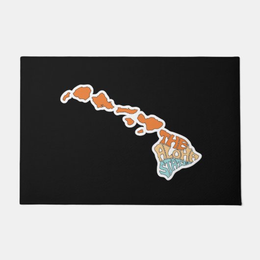 Der Aloha-Staat - Hawaii Fußmatte (Vorderseite)