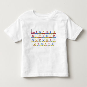Der Alphabet-Zug Kleinkind T-shirt