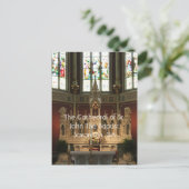 Der Altar der Kathedrale von St. John Der Täufer Postkarte (Stehend Vorderseite)