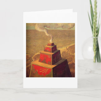 Der Altar durch M.K. Ciurlionis, 1909 Karte