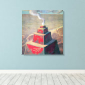 Der Altar | Mikalojus Ciurlionis | Leinwanddruck (Insitu (Holzboden))