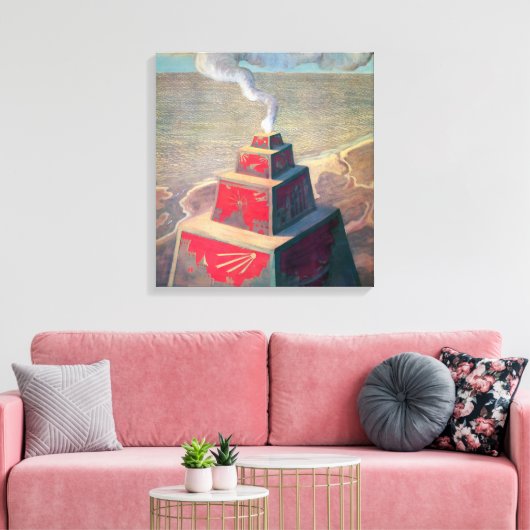 Der Altar | Mikalojus Ciurlionis | Leinwanddruck (Insitu (Wohnzimmer))
