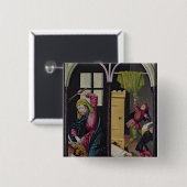 Der Altarpiece von Sankt Nikolaus Button (Vorne & Hinten)