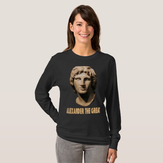 Der alte Alexander der Große von Mazedonien Alexan T-Shirt (Vorne ganz)