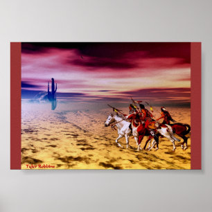 Der alte amerikanische Westen Poster