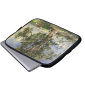 Der alte Aschen-Baum (Öl auf Leinwand) Laptopschutzhülle (Vorne Knopf)