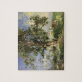 Der alte Aschen-Baum (Öl auf Leinwand) Puzzle (Vertikal)