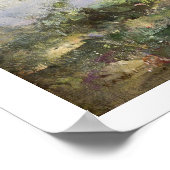 Der alte Aschenbaum (Öl auf Leinwand) Poster (Ecke)