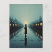 Der alte Bahnhof Postkarte (Vorderseite)