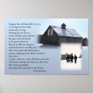 Der alte Bauer Poster