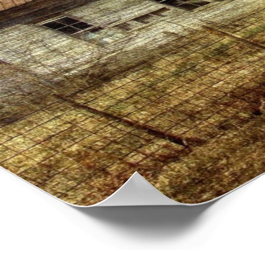 Der alte Bauernhof Poster (Ecke)