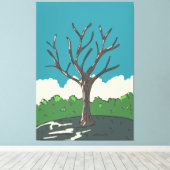 Der alte Baum Leinwanddruck (Insitu (Holzboden))