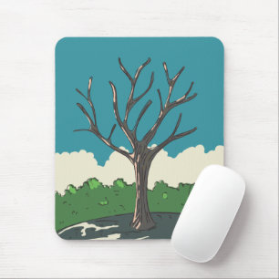 Der alte Baum Mousepad