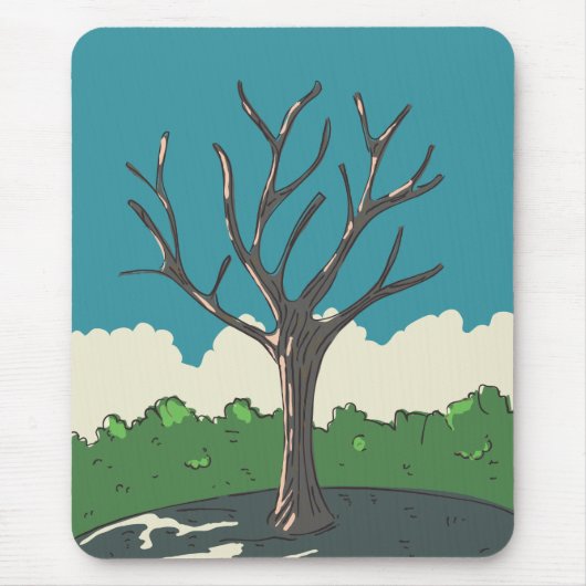 Der alte Baum Mousepad (Vorne)