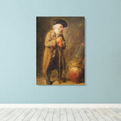 Der alte Beggar Leinwanddruck (Insitu (Holzboden))