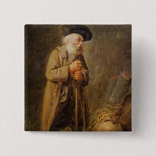 Der alte Bettler Button (Vorderseite)