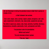 Der alte Cherokee Poster (Vorne)