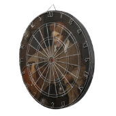 Der alte Drinker (von Gabriel Metsu) Dartscheibe (Vorderseite rechts)