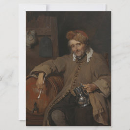 Der alte Drinker (von Gabriel Metsu) Karte