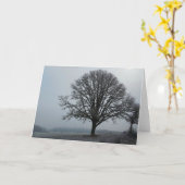 Der alte Eichenbaum.. Karte (Gelbe Blume)