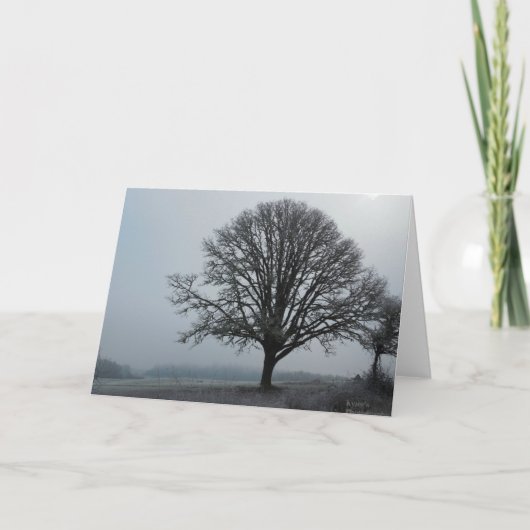 Der alte Eichenbaum.. Karte (Vorderseite)