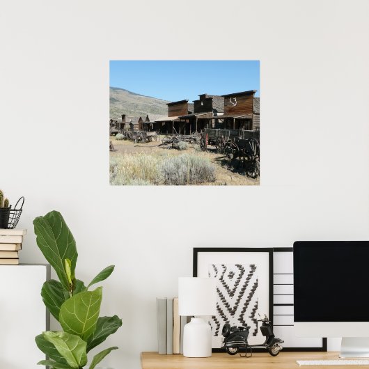 Der alte ferne Westen Poster (Heimbüro)