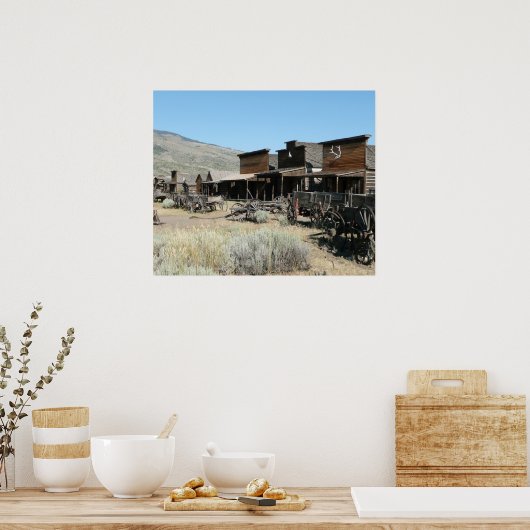 Der alte ferne Westen Poster (Küche)