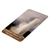 DER ALTE GÜNSTIGE GEYSER IM YELLOWSTONE PARK MAGNET (Linke Seite)