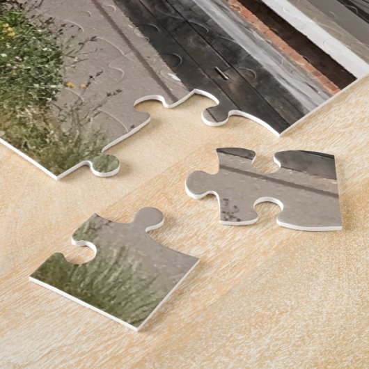 Der alte Hafen der Eisenbahn Folkestone Puzzle (Seite)