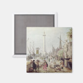 Der alte Hafen von Antwerpen Magnet (Vorderseite/Rückseite)