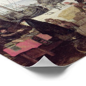 Der alte Hafen von Antwerpen Poster (Ecke)