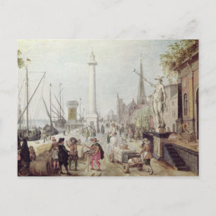 Der alte Hafen von Antwerpen Postkarte