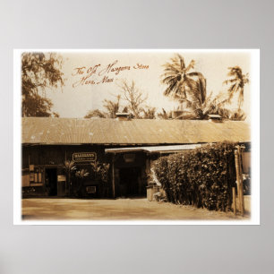 Der alte Hasegawa-Store Poster