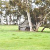 Der alte Holzhacksticker Aufkleber (Vorderseite)