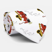 Der alte Hund, neu leckt Krawatte (Gerollt)