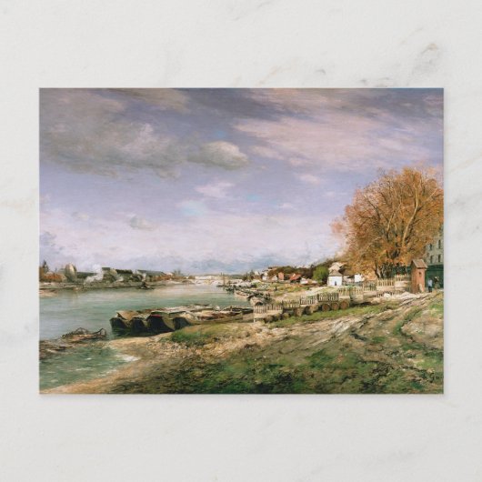 Der alte Kai in Bercy, Paris, 1880 Postkarte (Vorderseite)