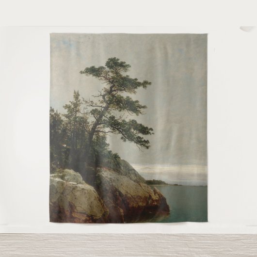 Der alte Kiefernwald, Darien, Connecticut | Kenset Wandteppich (Vorderseite)