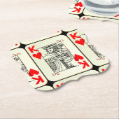 Der alte König der Herzen Untersetzer (angewinkelt)