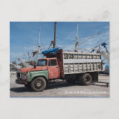 Der alte LKW Postkarte (Vorderseite)