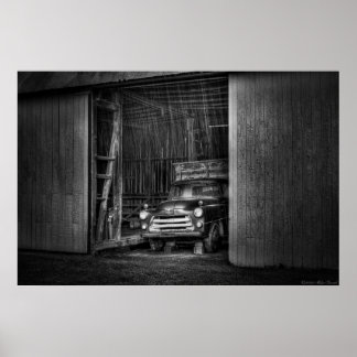 Der alte LKW raus Poster