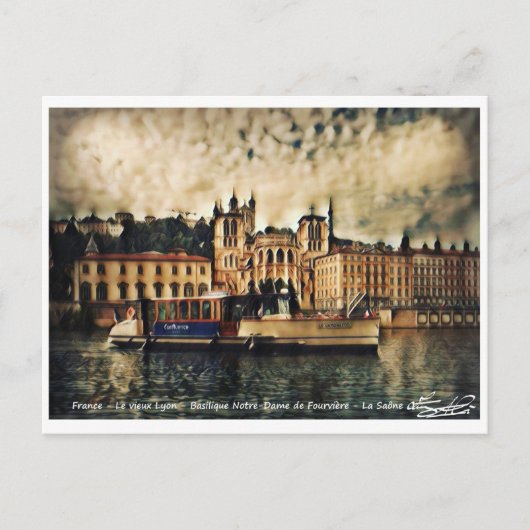 Der alte Lyon Postkarte (Vorderseite)