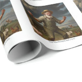 Der alte MacDonald hatte eine Kuh. Geschenkpapier (Rolleneckpunkt)
